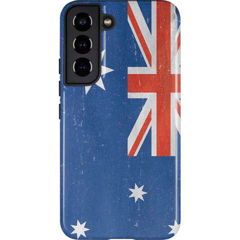 Australia Flag Distressed Galaxy S22 Pro Case